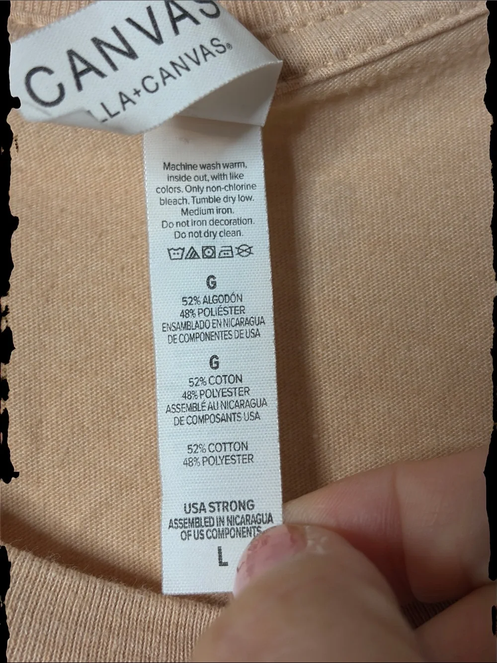 Bella Canvas Tan Charley Crockett Graphic Tee size large